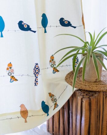 Set of 2 Novelty Print Window Curtains