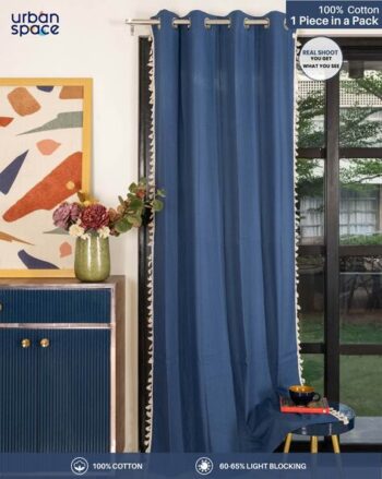 Window Eyelets Curtain with Tassels