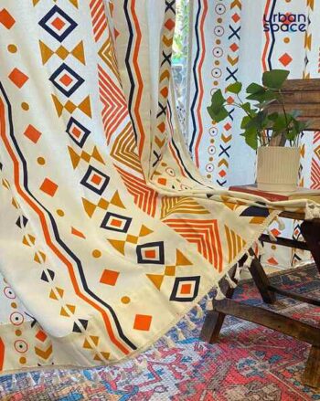 Geometric Window Curtains