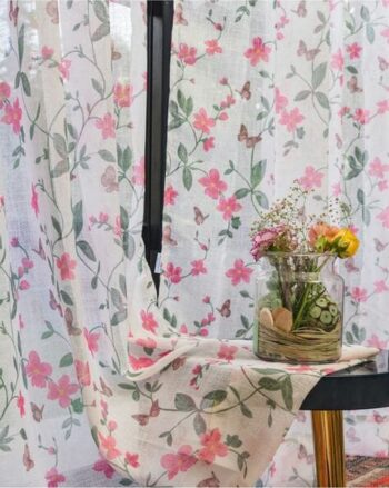 Floral Print Curtains For Windows