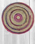 Reversible Cotton Jute Rug 3' x 3'