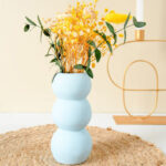 Mini Polo Vase With Small Bunch Of Joy