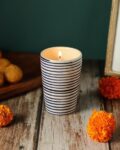 Cylindrical Ceramic Candle