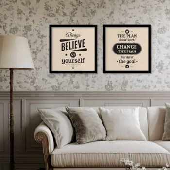 Motivational Quotes Framed Posters for Home & Office